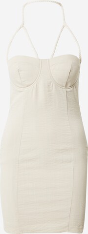 Misspap Summer dress in Beige: front