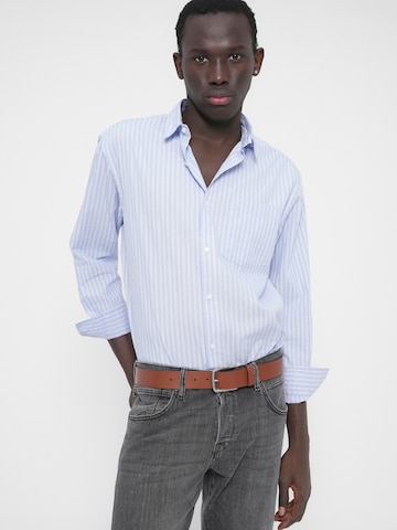 JACK & JONES Comfort Fit Businesspaita 'JJCOLE' värissä sininen