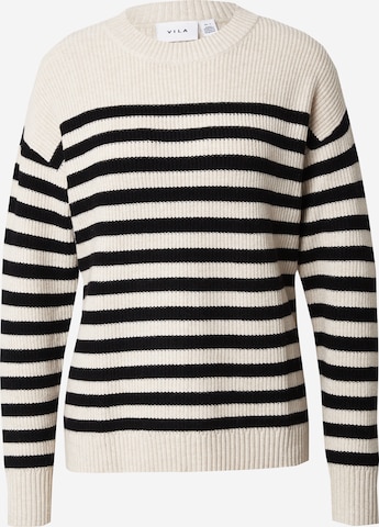 VILA Sweater 'Ril' in Beige: front
