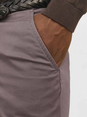 JACK & JONES Slimfit Hose 'JJMarco Bowie' in Lila