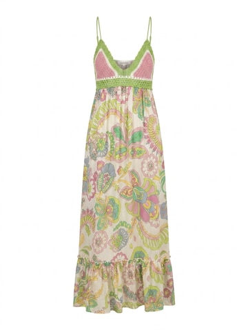 Miss June Dress 'Robe Longue Hortensia' in Mixed colours: front
