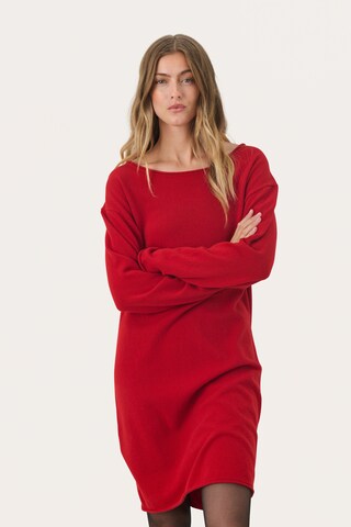Robe 'Merima' Part Two en rouge : devant