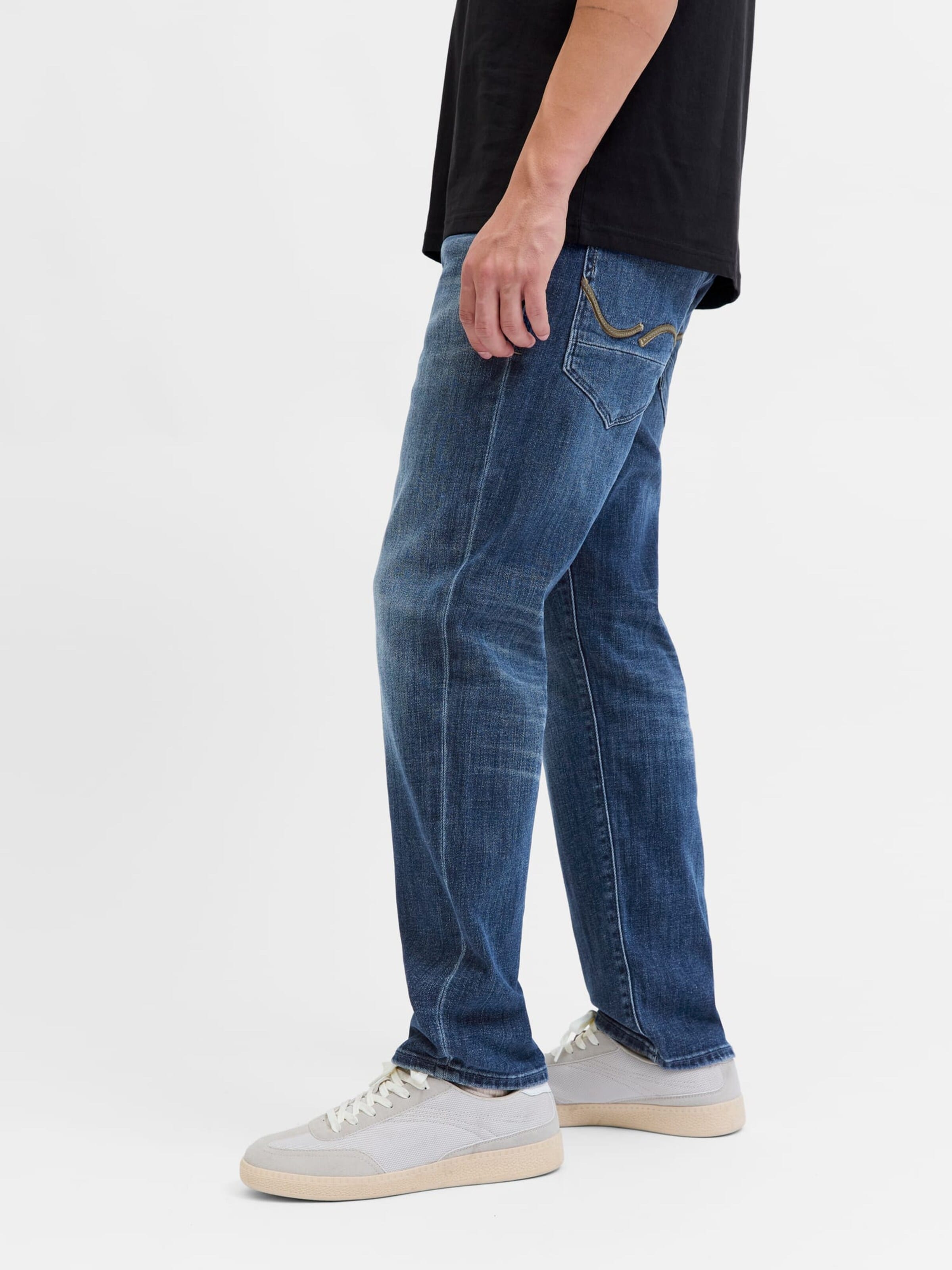 JACK & JONES Baggy Jeans 'Mike' in Blue