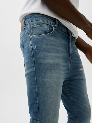 Pull&Bear Skinny Jeans in Blau