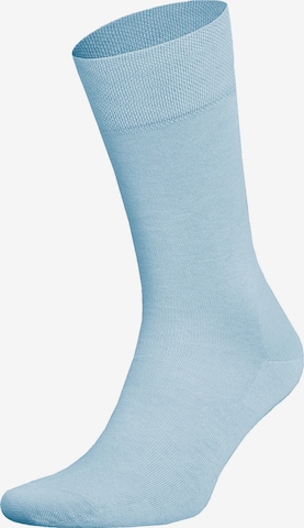 Hudson Socken 'Relax Cotton' in Blau: Vorderseite