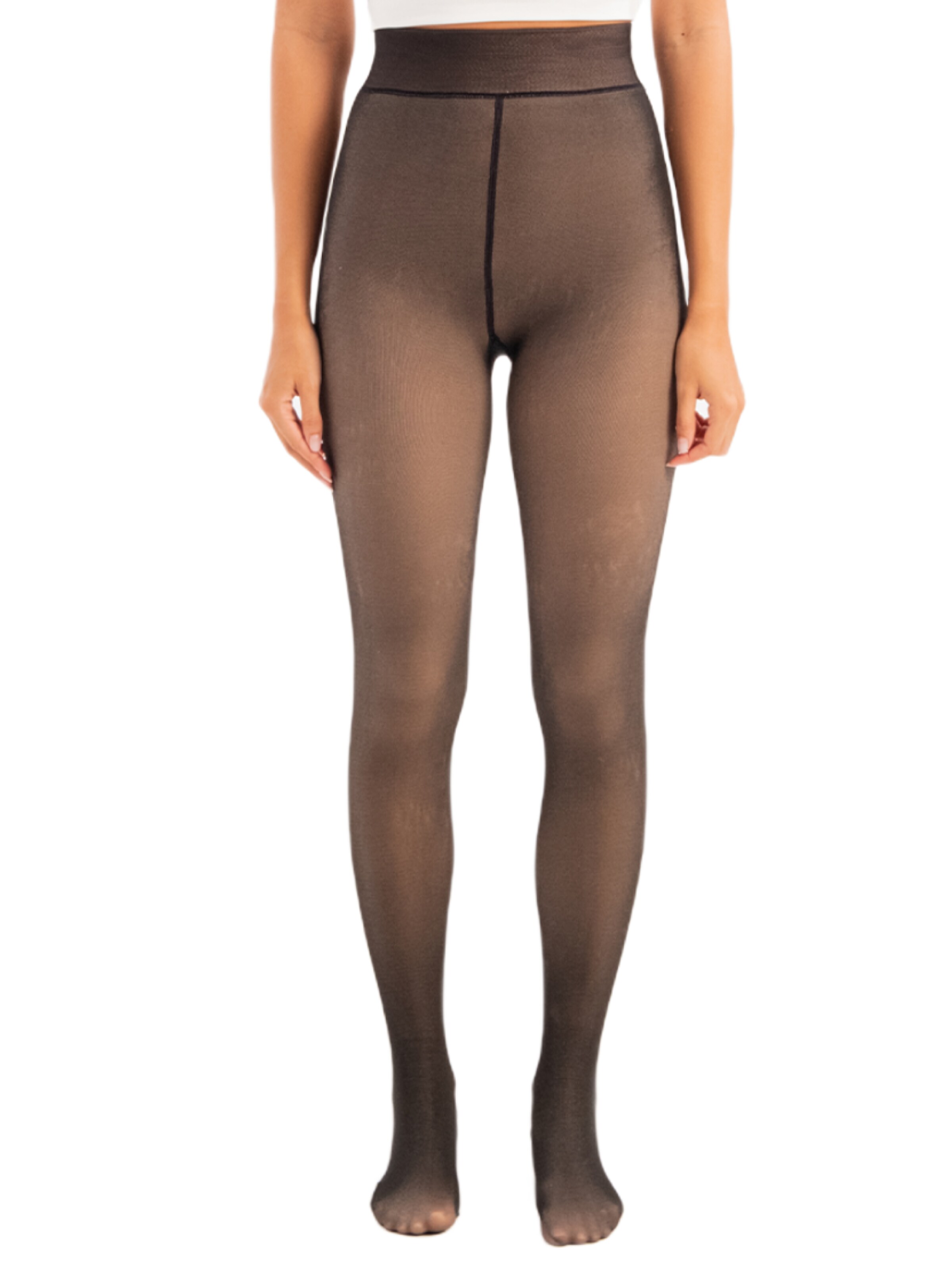 Justever Tights in Black: front