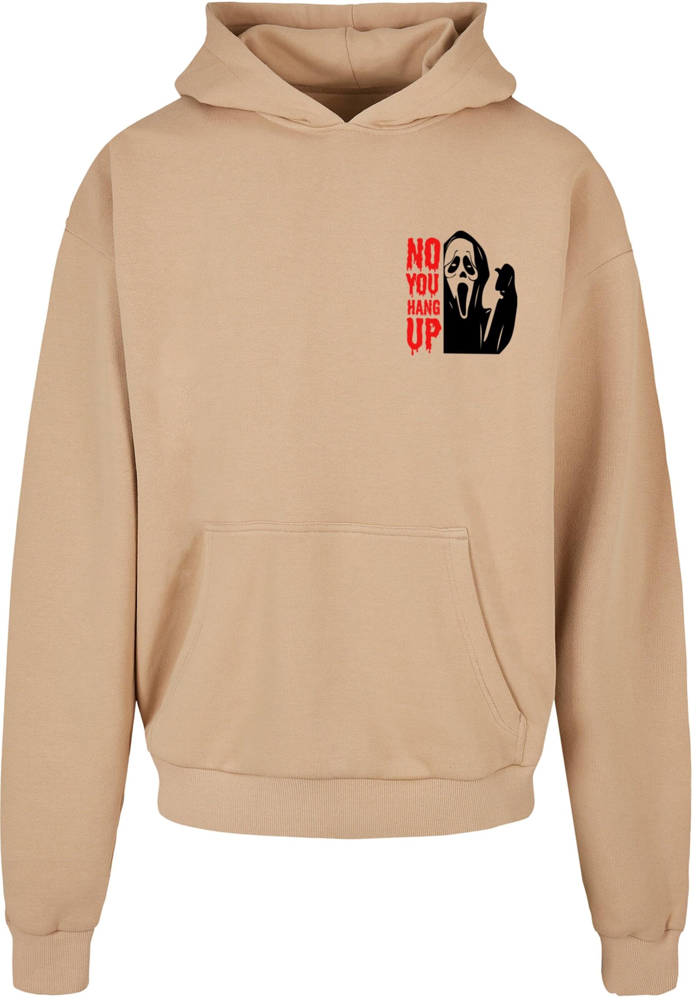 Sweat-shirt Merchcode en beige : devant
