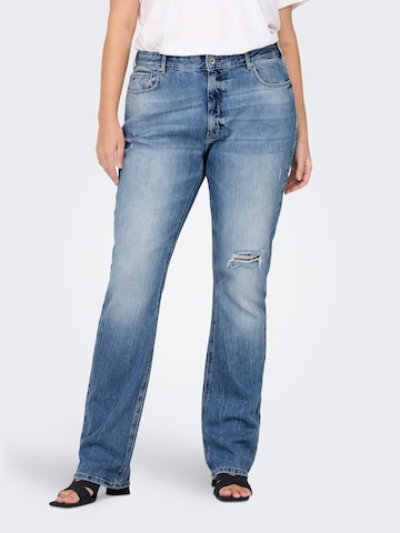 ONLY Carmakoma Flared Jeans 'Duru' in Blau: predná strana