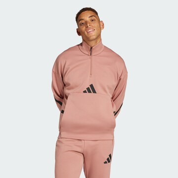 Sweat de sport 'Z.N.E.' ADIDAS SPORTSWEAR en rose : devant