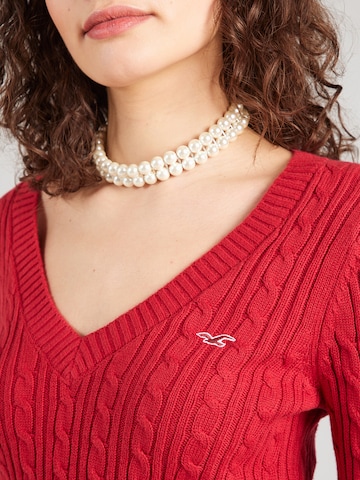 HOLLISTER Pulóver - piros