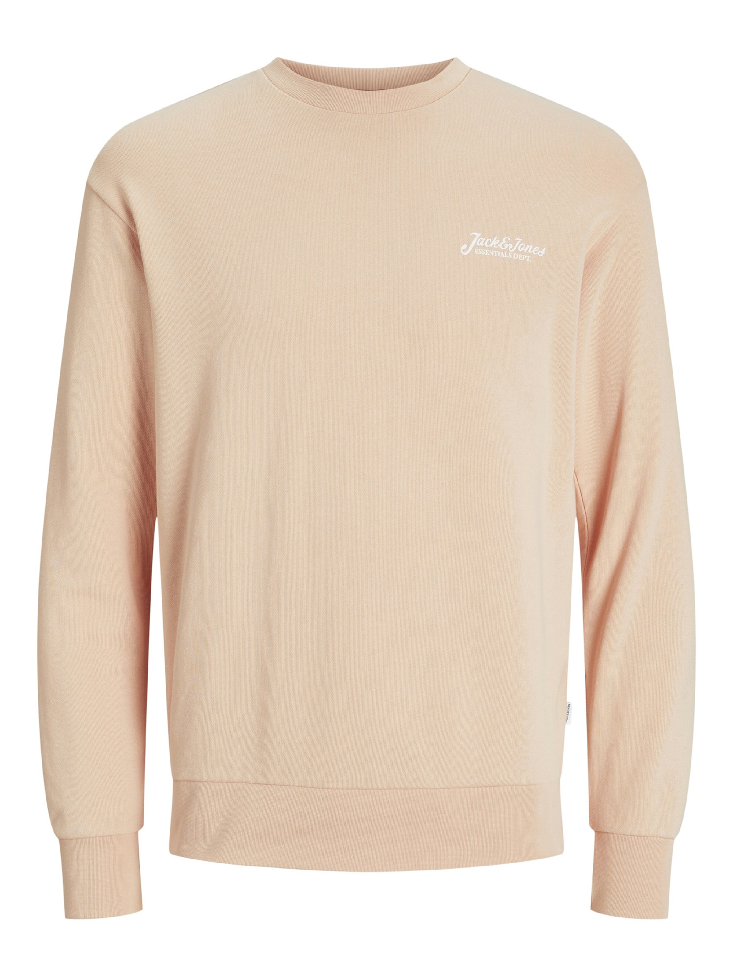 JACK & JONES Sweatshirt 'Beau' in Beige / White, Item view