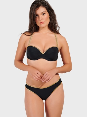PAIN de SUCRE - Clásico Top de bikini 'Baby' en negro