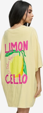 Worldclassca Oversizeshirt 'Limon Cello' in Gelb: Vorderseite