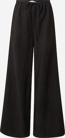 & Other Stories Широки крачоли Панталон в черно: отпред