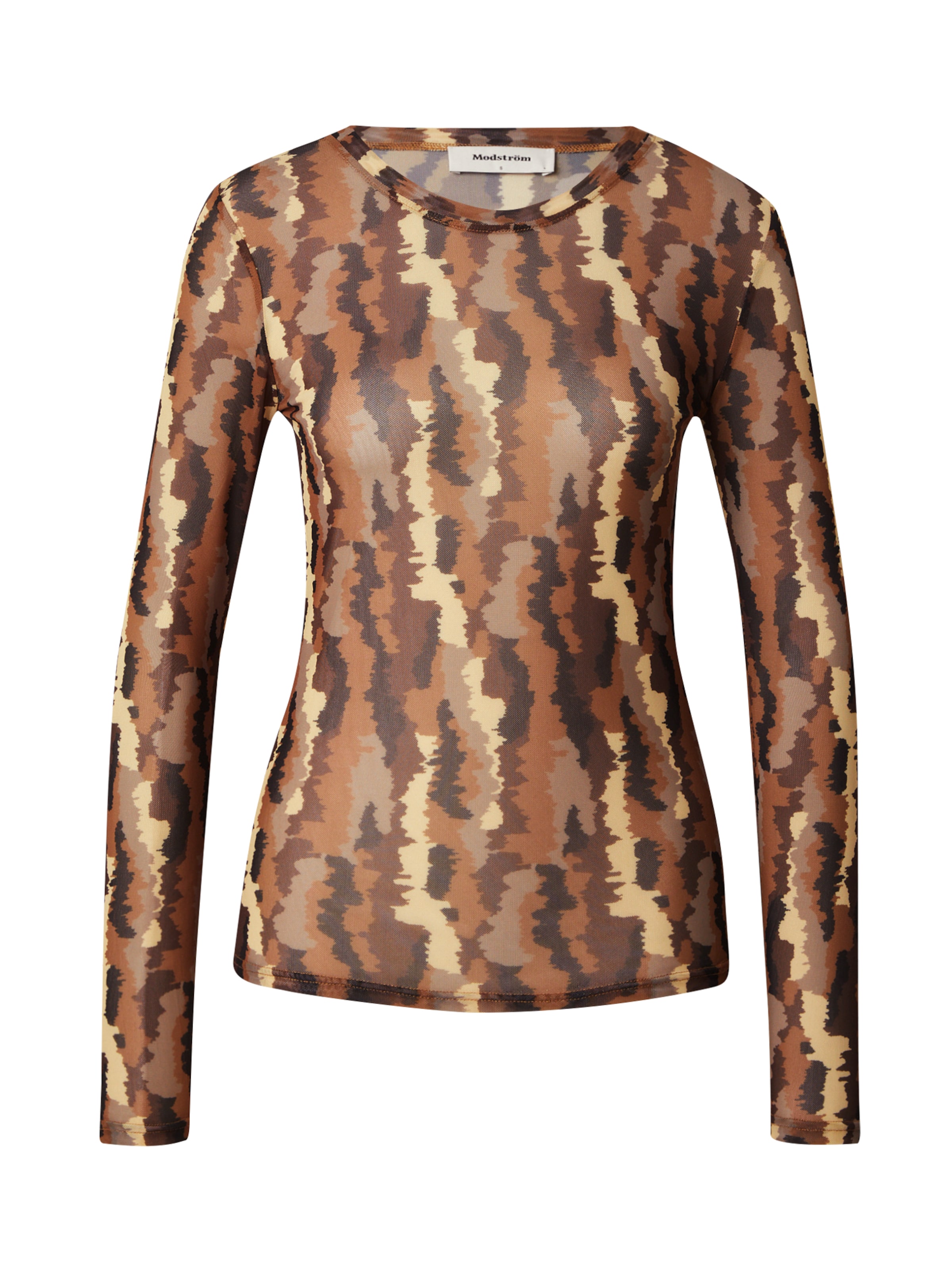 T-shirt 'Freen' modström en marron : devant