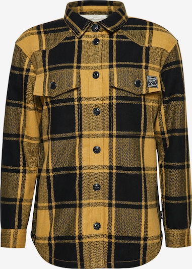 Superdry Veste mi-saison 'BORG' en jaune / noir, Vue avec produit