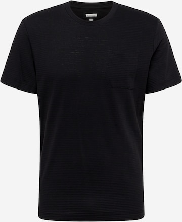 TOM TAILOR Shirt in Black: front