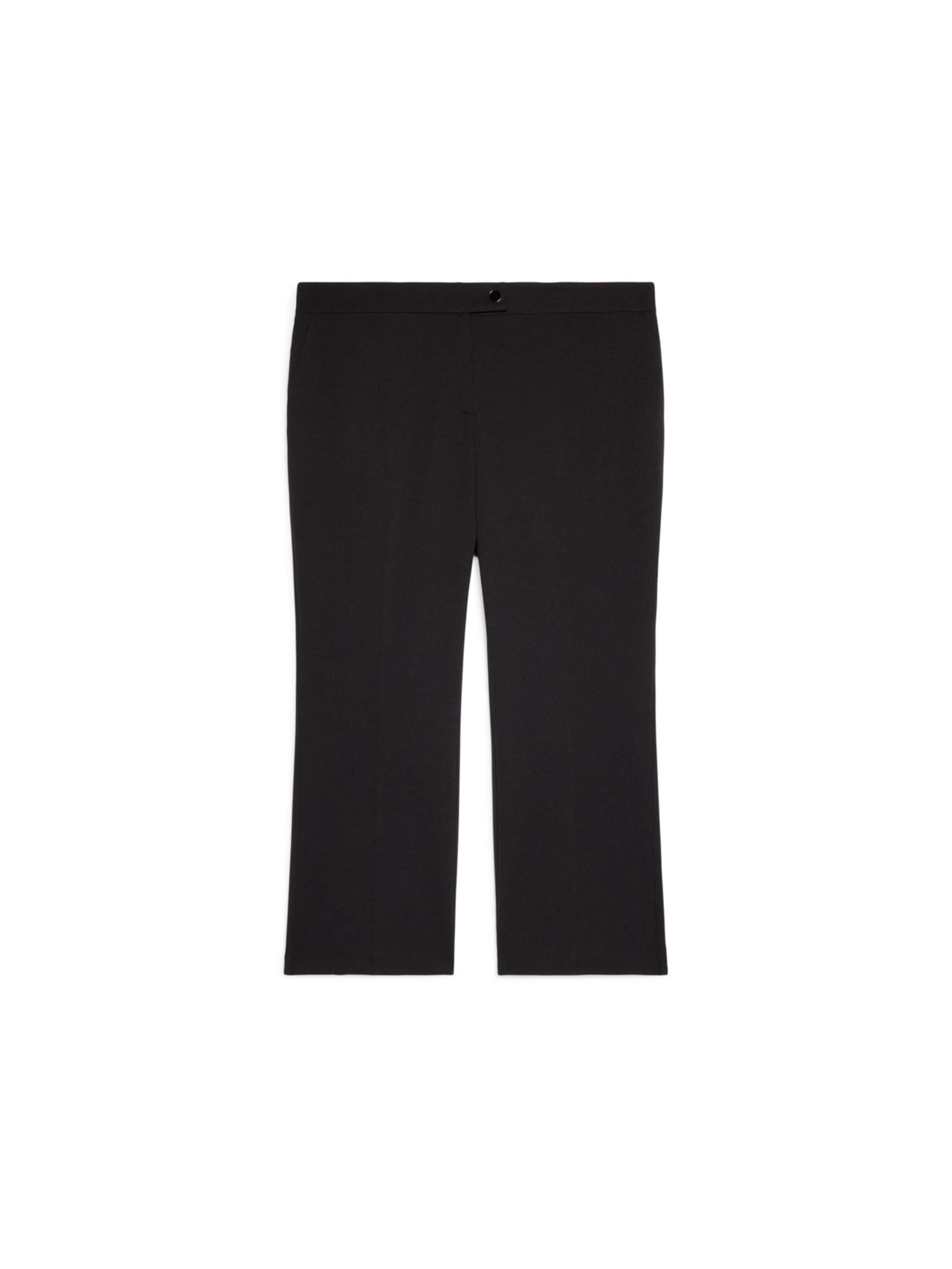 évasé Pantalon Fiorella Rubino en noir : devant