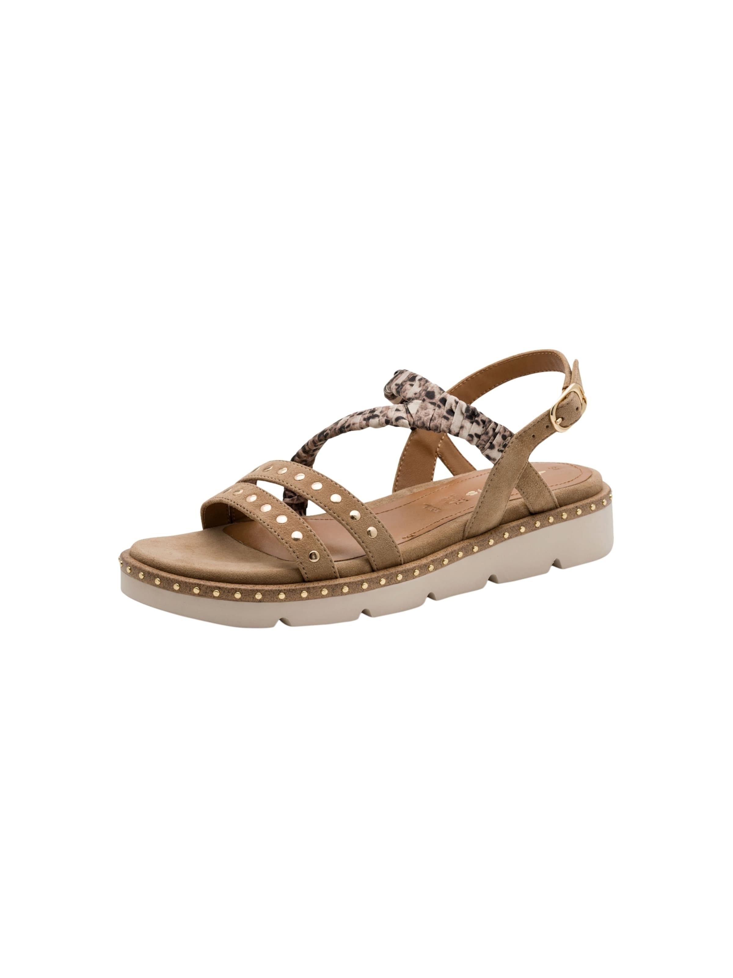 Sandales Tamaris en beige : devant