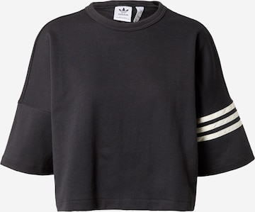 ADIDAS ORIGINALS - Camiseta 'Adicolor Neuclassics' en negro: frente