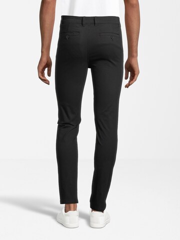 AÉROPOSTALETapered Chino hlače - crna boja