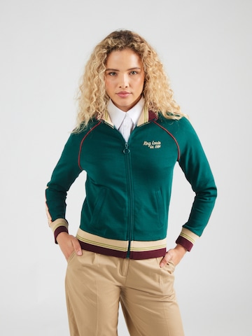Veste de survêtement 'Lila' King Louie en vert : devant