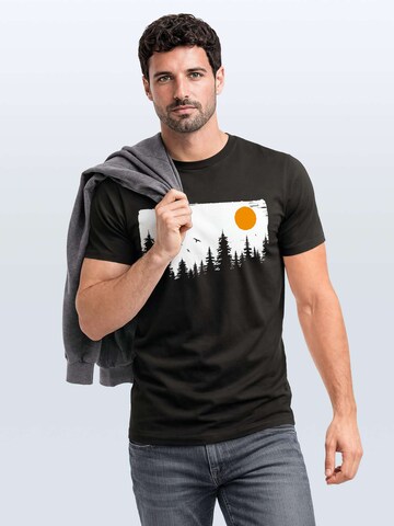 Neverless Shirt 'Forest' in Grey