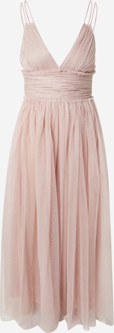 Maya Deluxe Evening dress in Pink: front