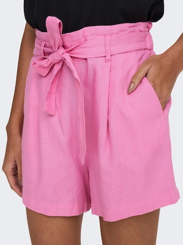ONLY Normální Kalhoty 'Caro' – pink
