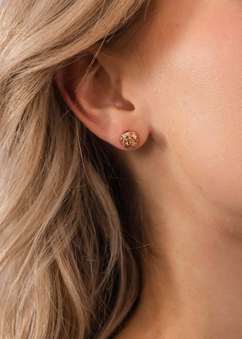 Boucles d'oreilles 'Velvet Rose' PURELEI en or : devant