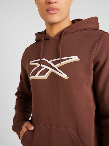 Reebok Sportsweatshirt 'VECTOR PACK' in Braun