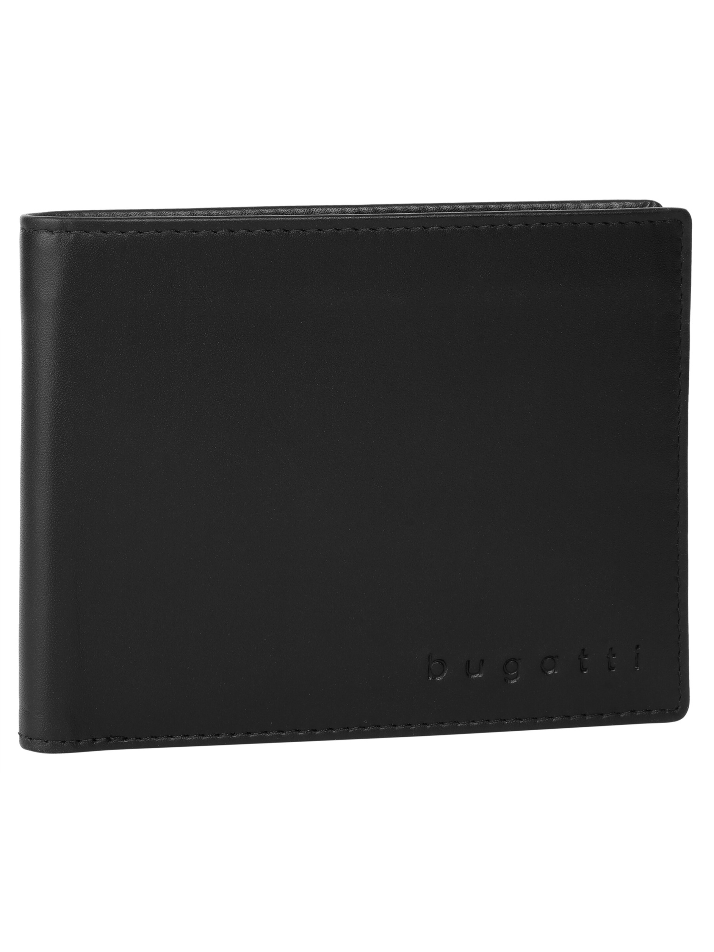 bugatti Portemonnaie 'SUPER SLIM RFID'‌‌‌ in Schwarz