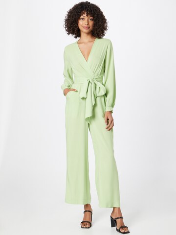 Closet London Jumpsuit in Groen: voorkant