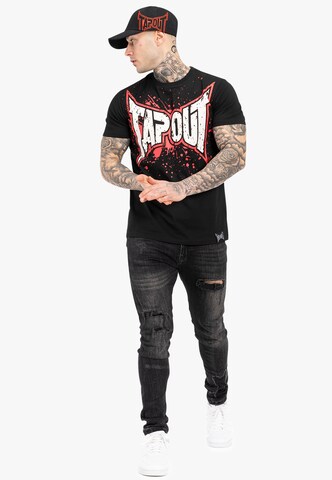Tapout Póló 'Splashing' - fekete