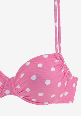 LASCANA Balconette Bikini in Pink