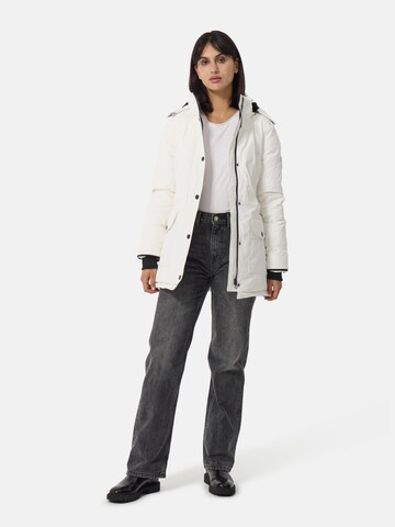 CASH-MERE.CH Winter parka in White