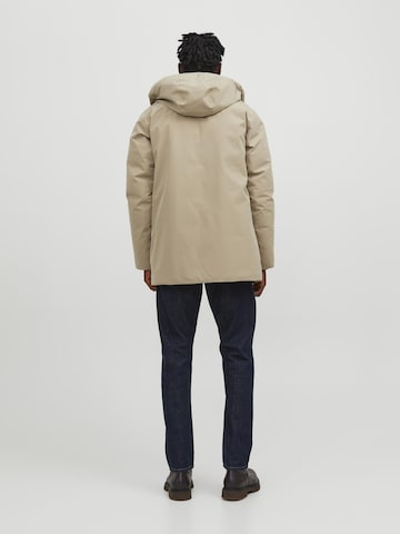 JACK & JONES Winter Jacket 'Keen' in Beige