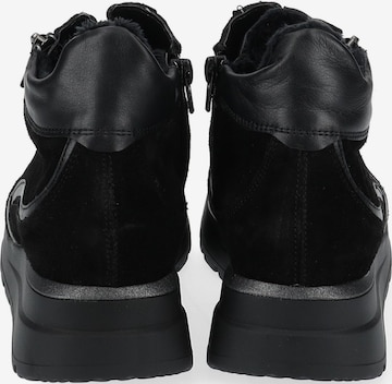 WALDLÄUFER High-Top Sneakers in Black