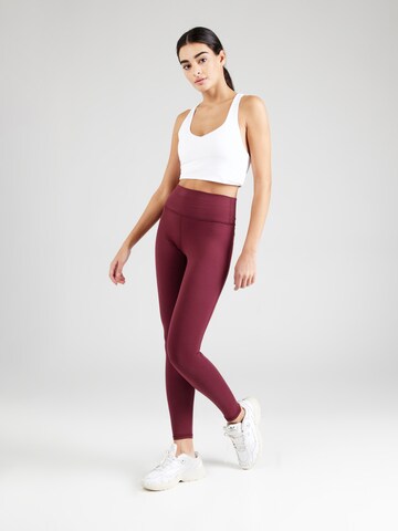 Fabletics - Skinny Pantalón deportivo 'Define' en rojo