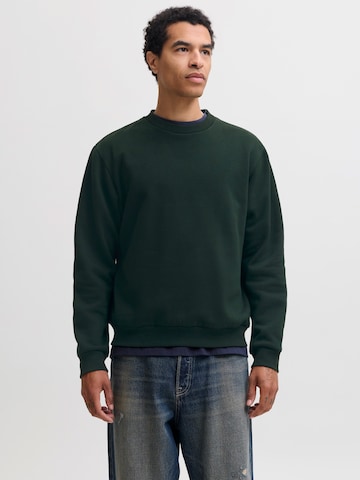 JACK & JONES Свитшот 'JJEBRADLEY' в Зеленый: спереди