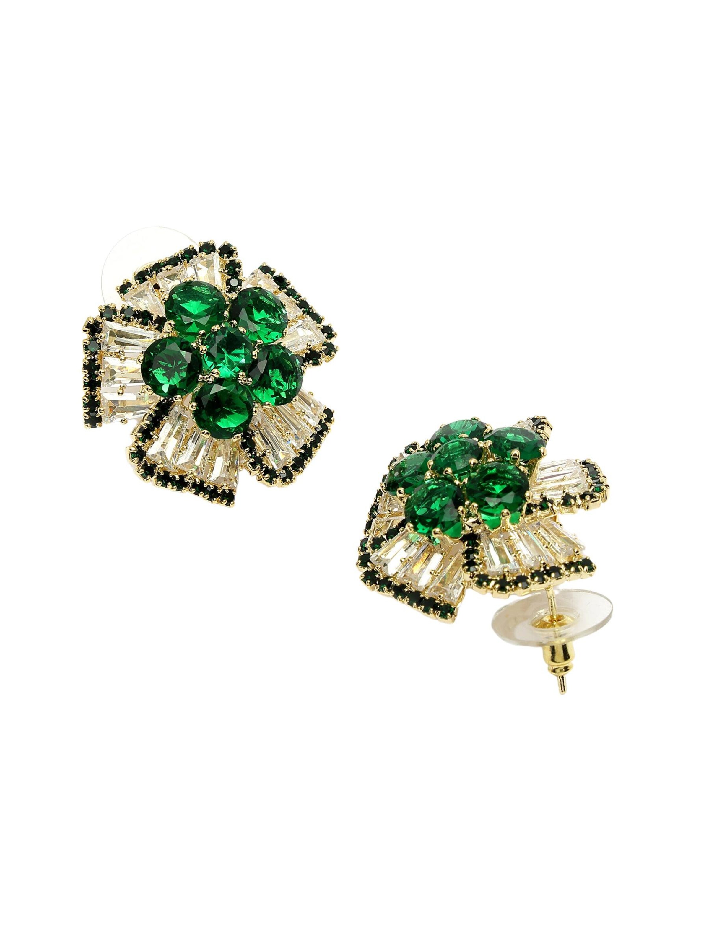 AVANT-GARDE PARIS - Pendientes 'Zlatara' en verde