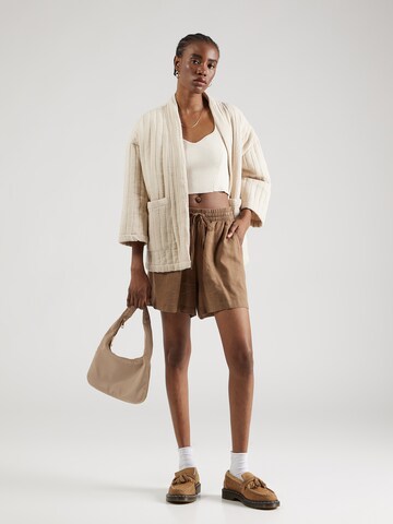 VERO MODA Широка кройка Панталон 'VMLINN ' в кафяво
