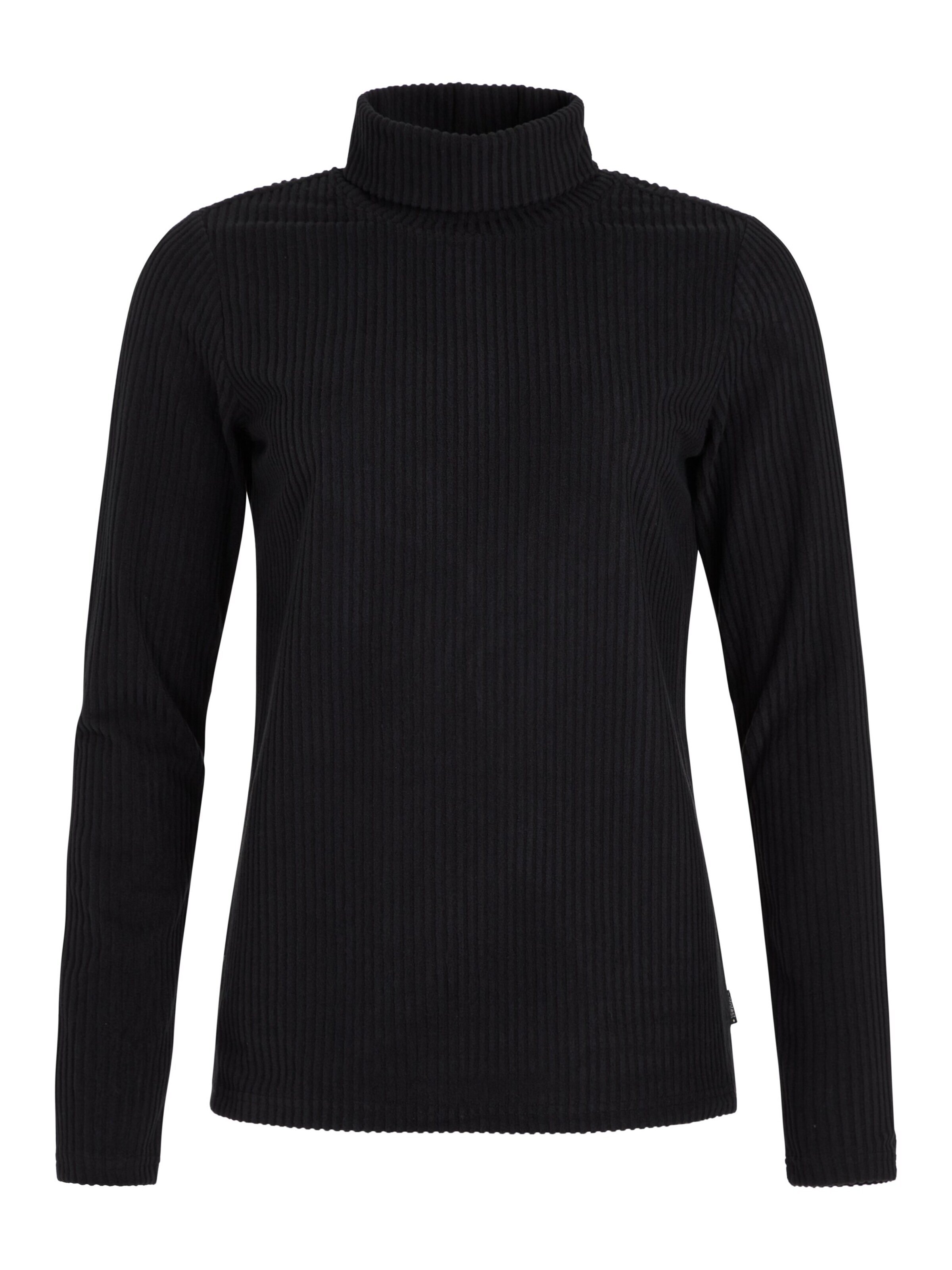PROTEST Sportief sweatshirt 'PRTPEARLA' in Zwart: voorkant
