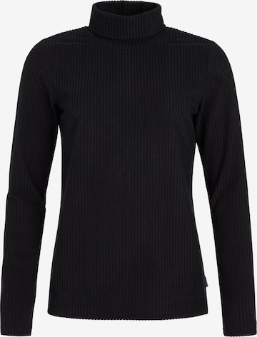 PROTEST Sportief sweatshirt 'PRTPEARLA' in Zwart: voorkant