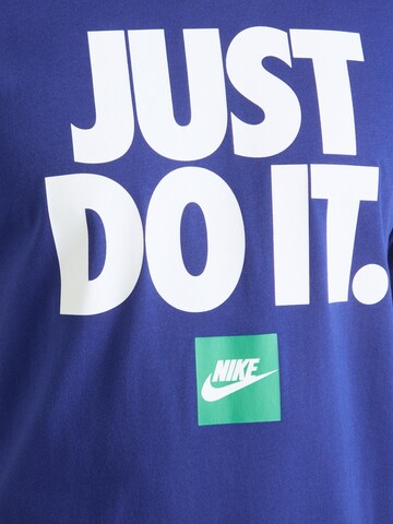 Nike Sportswear Tričko – modrá