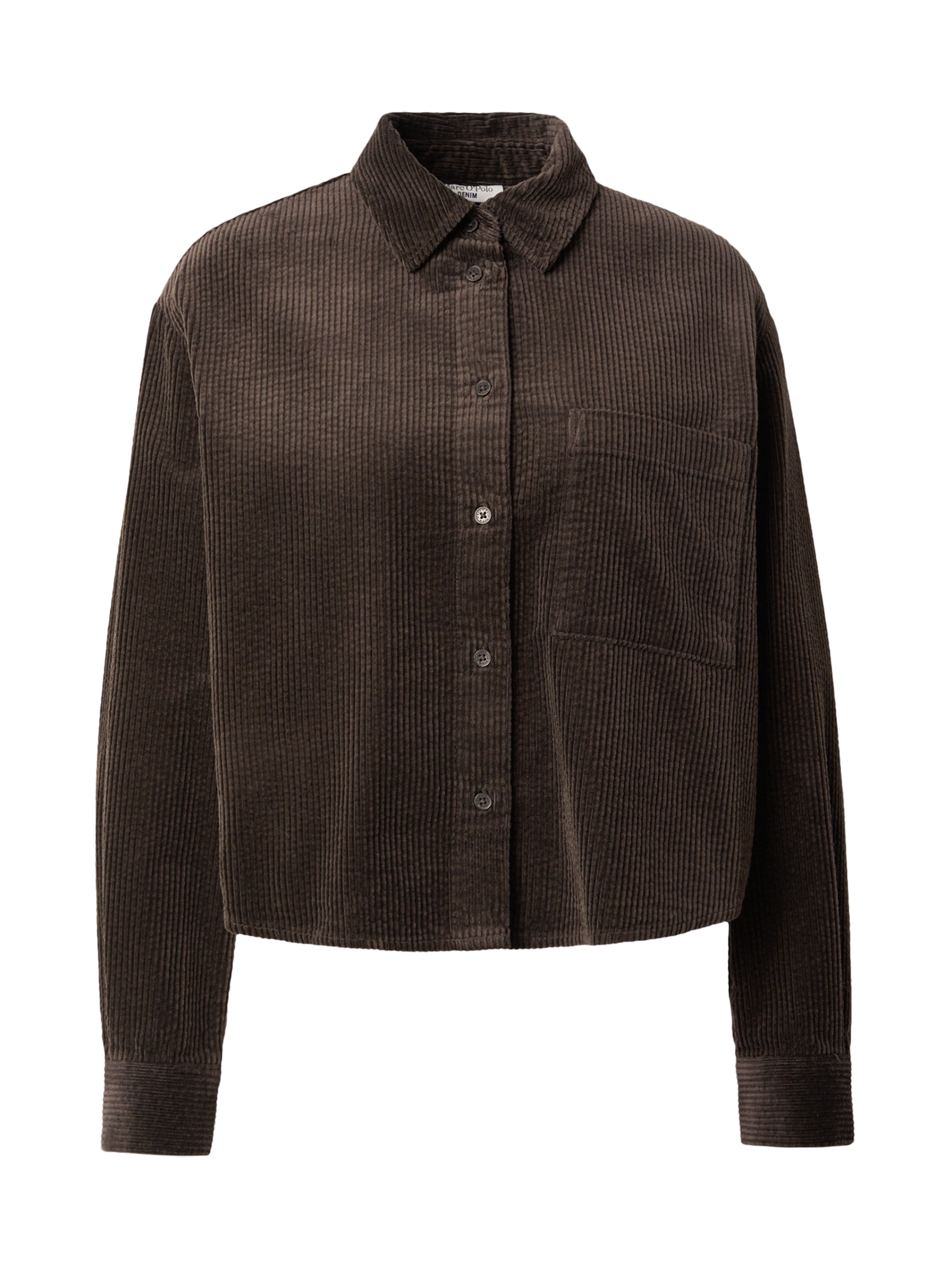 Marc O'Polo DENIM Bluse in Braun: Vorderseite