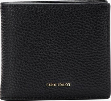 Carlo Colucci Wallet in Black: front