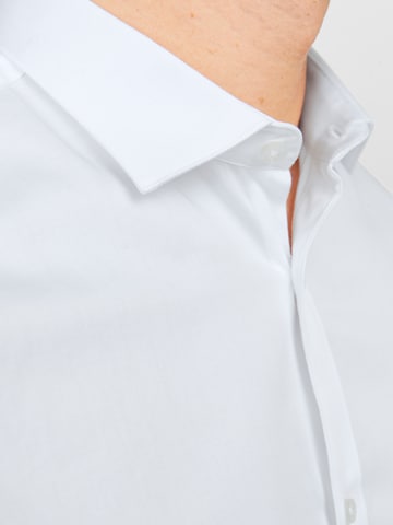 Jack & Jones Premium Cупер слим Рубашка 'JJPRParma' в Белый