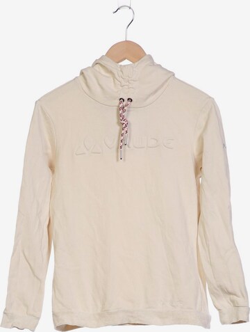 VAUDE Sweatshirt & Zip-Up Hoodie in M in Beige: front