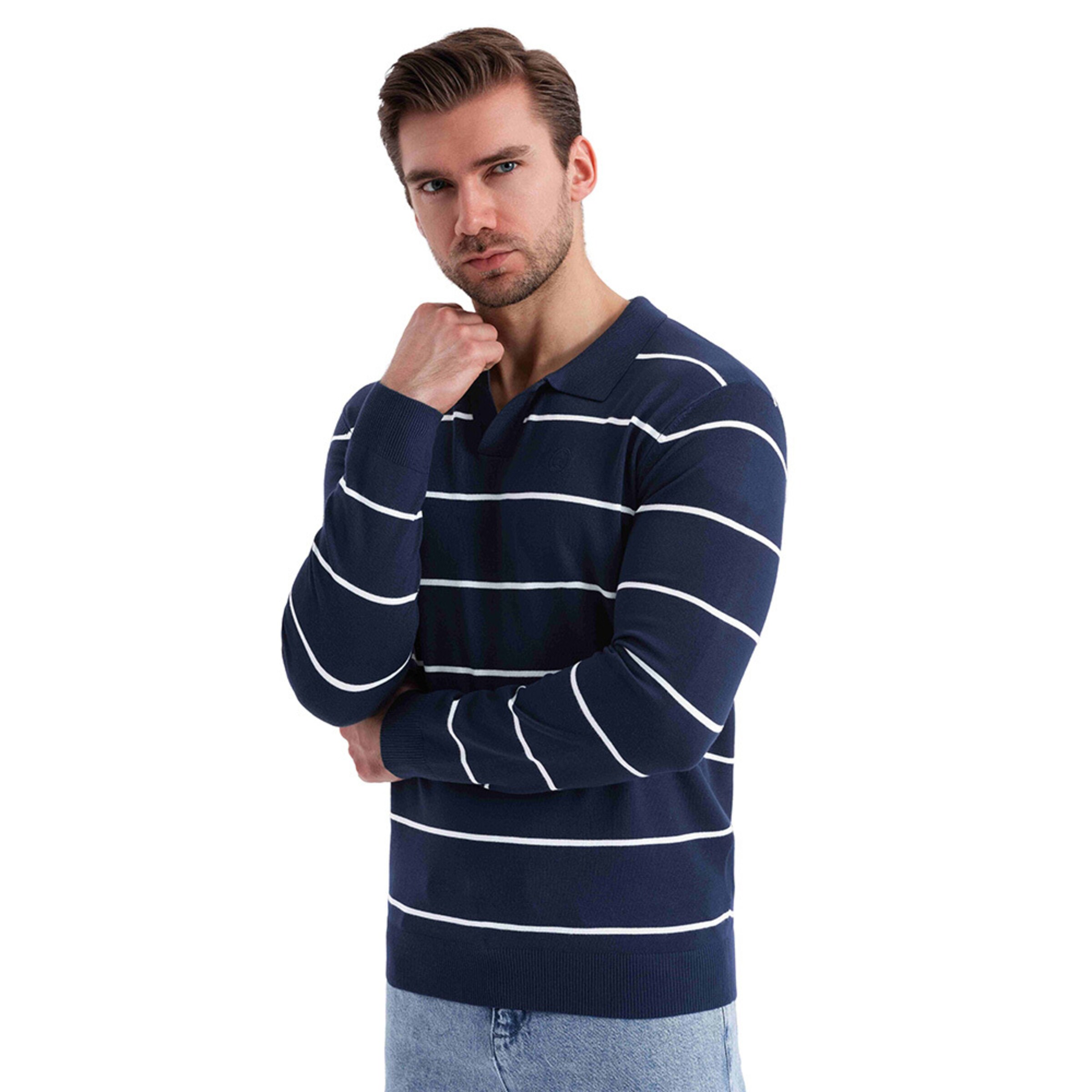 T-Shirt 'OM-POLS-0146' Ombre en bleu